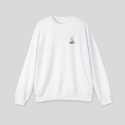 Copy of With You Until the End Drop Shoulder - WHITE