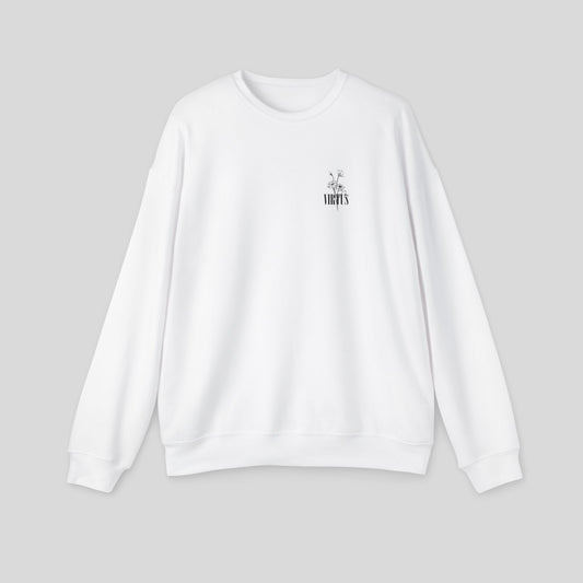 Copy of With You Until the End Drop Shoulder - WHITE